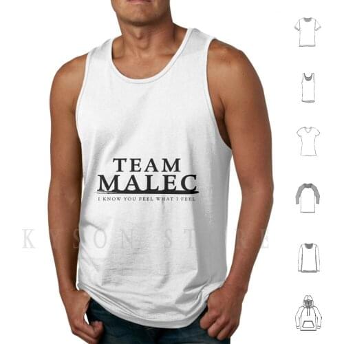 Shadowhunters-Team Malec Tank Tops Vest Sleeveless Badcatdesigns Shadowhunters Alec Lightwood Magnus Bane Malec Team Team