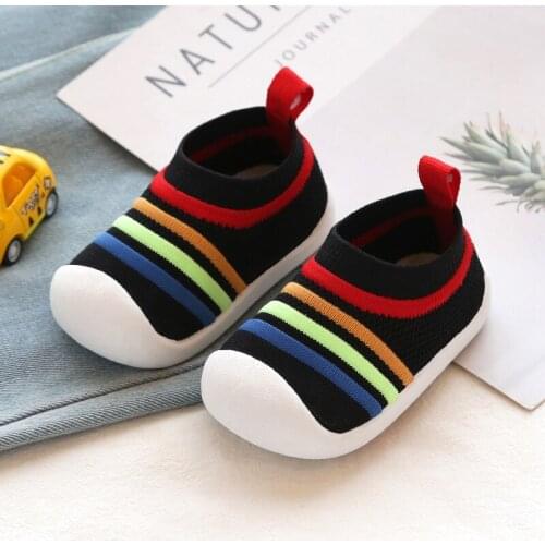 1-3 years Spring Girl Boys Toddler Shoes Comfort Infant Casual Mesh Shoes Non-slip Knitting Soft Bottom Baby First Walkers Shoes