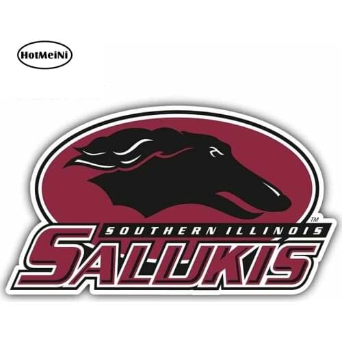 HotMeiNi 13cm x 7.5cm Funny Car Stickers for Southern Illinois Salukis College Laptop Bumper Trunk Waterproof Auto Vinyl Decals