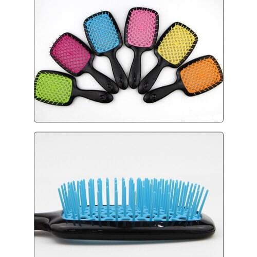 Women Hair Scalp Massage Comb Nylon Hairbrush Anti Static Anti Tangle Hairbrush for Hair Care Styling Tools