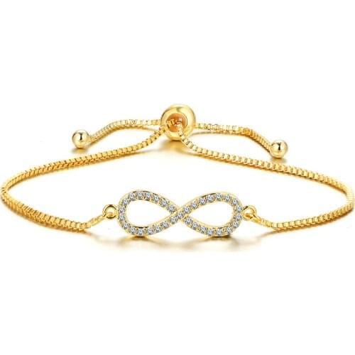 Bettyue Brand Fashion Simple Cute Style Three Colors Adjustable Jewelry Sliver Link Chain Bracelet For Woman Wedding Party Gifts