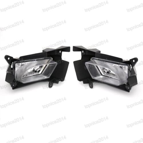 1Pair Replacement Car Pair Front L+R Fog Light Lamp w/Brackets For Mazda 3 2008-2012
