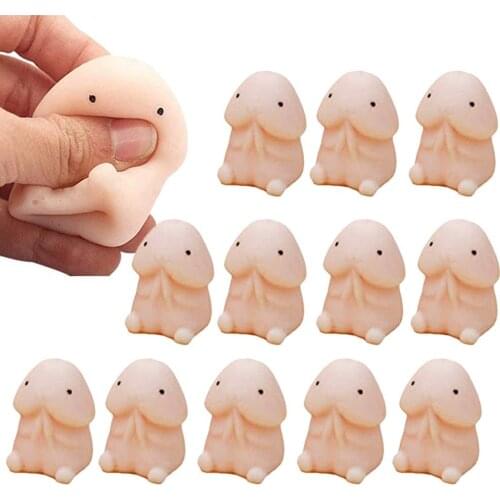 1 pc Dingding Mimi Toy 3D Touch Hand Soft Balls Cute Anti Stress Ball Squeeze Slow Rising Relax Pressure Anti-stress Toys