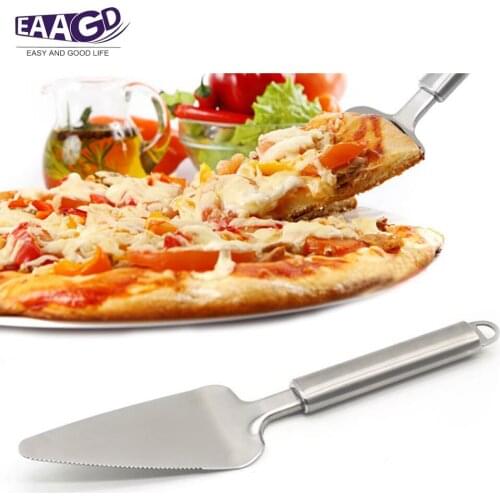 1Pcs Stainless Steel Pizza Cutters Cake Spatula Shovel Pizza Wheel Cheese Cutter Baking Pizza tool Kitchen Accessories