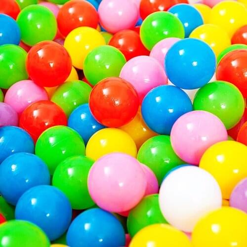 10PCS Baby Toys Ocean Ball 5.5cm Plastic Pit Balls Pool For Play Pool Ocean Water Ball Colorful Soft Outdoor Toys Random Color