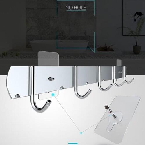 10PCS Punch Free Screws 6X6CM Strong Sticking Hooks Painting Photo Frame Traceless Self Adhesive Wall Hook Bathroom Hanging Kit