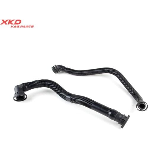 2Pcs Air Pump Connecting Pipes Fit For A-udi A6 S6 Avant 05-08 2.4L BDW 4F0 133 889 G 06E 133 817 C