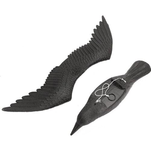 4PC Flying Decoy Bird Deterrent Bird Owl Decoy for Birds Mice 15