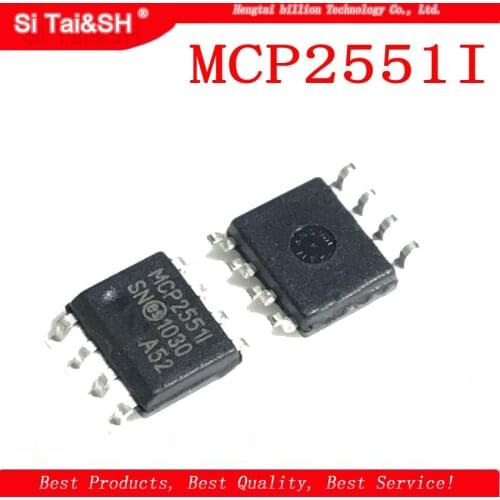 5PCS MCP2551I MCP2551 MCP2551-I/SN MCP2551T-I/SN SOP8 CAN Embedded-microcontroller