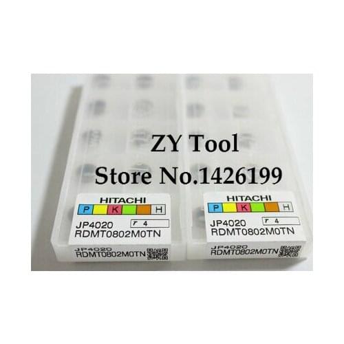 Free shopping! HITACHI 10PCS RDMT0802MOTN JP4020 lathe cutting tools CNC blade alloy carbide cutting tool carbide inserts