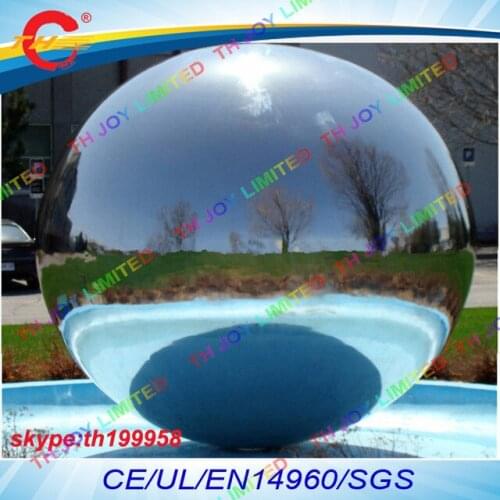 Free air shipping to door,Reflective Inflatable Mirror Ball balloon For Advertise event party Decoration