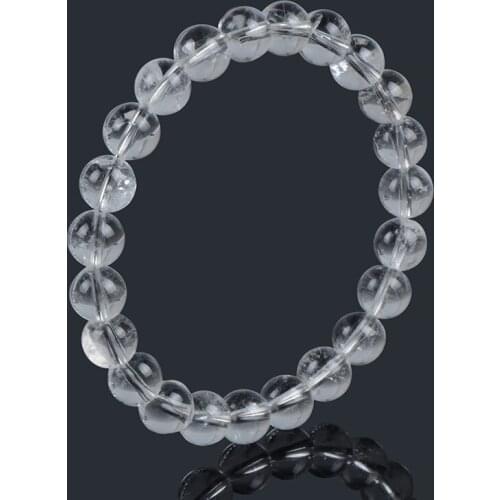 LFPU 8MM Tiger Eye Stone Buddha Beads Bracelet Charm Natural Stone Elastic Bracelet For Men Women Jewelry