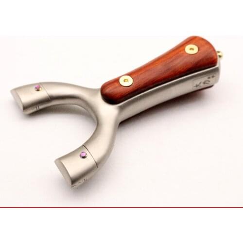 Stainless steel fast elastic band flat rubber band lobular rosewood used for hunting shooting new