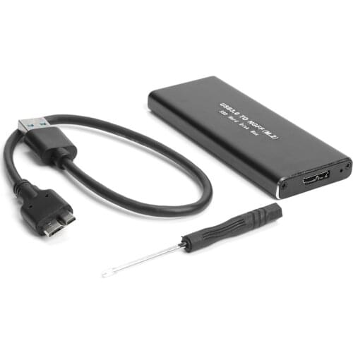 USB 3.0 M2 SSD Case USB3.0 to M.2 NGFF External Solid State Drive Enclosure SSD Box Support 2230 2242 2260 2280 Hard Disk