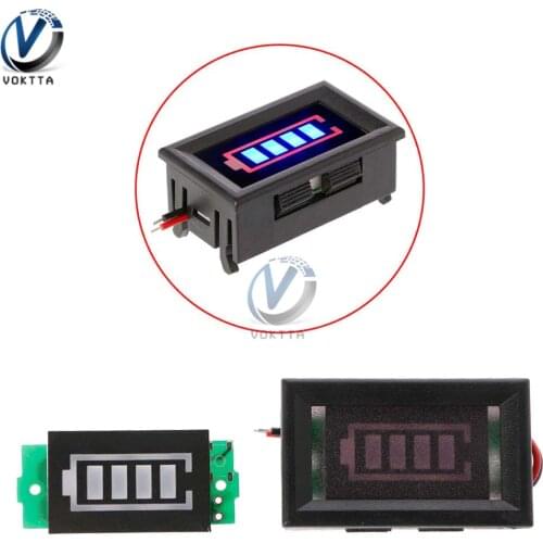12.6V BMS 1S/2S/3S/4S/5S/6S/7S 18650 Lithium Battery Capacity Indicator Display with Shell Box Protect Cover Power Test Battery