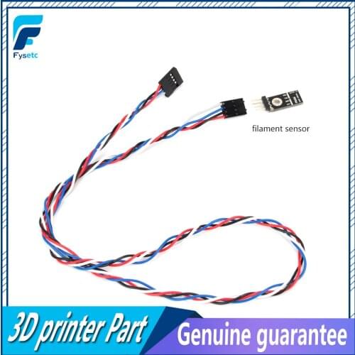 2pcs Filament Sensor Cable Prusa i3 MK3 Laser Sensor Wire For Prusa i3 MK3 Einsy Board 3D Printer Parts