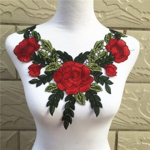 1pc Lace Applique Mesh Trim For Garment Accessories Decoration Sew On Guipure Lace Fabric