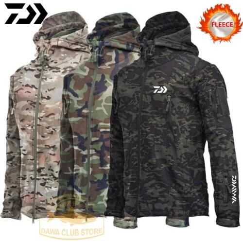 Daiwa Fishing Clothes Soft Shell Lurker Shark Jacket Outdoor Windbreaker Waterproof Colthing Windproof Outerwear Fishing Jackets