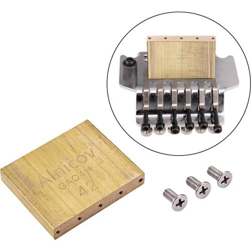 Brass Tremolo Block Electric Guitar Brass Block for Electric Guitar Replace Part Accessory