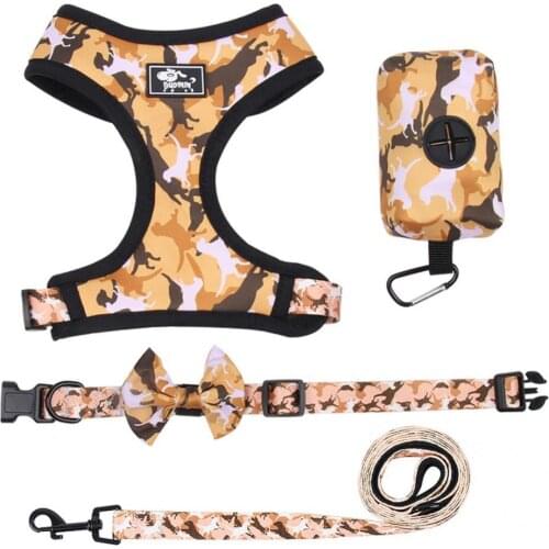 Anti-escape Adjustable Pet Dogs Chest Strap Traction Leash Collar Kit Dogs Supplies