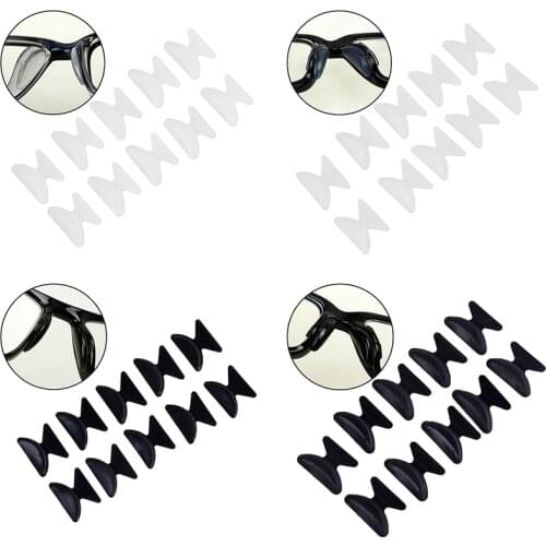 New Air Chamber Silicone Nose Pads For Glasses White Anti-Slip Nose Pads Soft Eye Care Tools For Eyeglasses