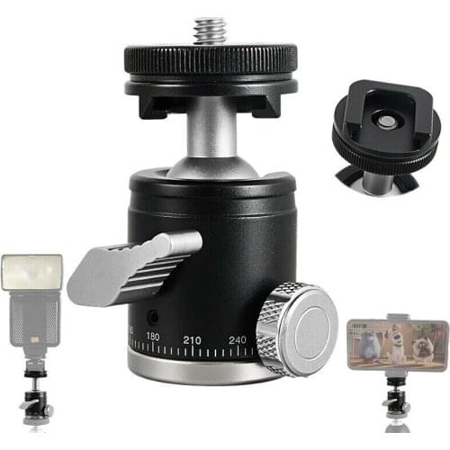 New design Mini Ballhead Monopod Ball Head Tripod Head 360 Panoramic Head with H J5V9