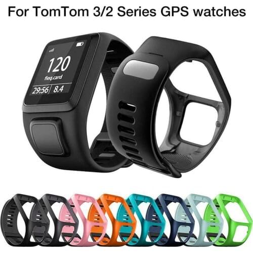Wristband Watch Band Strap Watchband Strap for TOMTOM Runner 2 3 Spark/3 Glfer 2 Adventurer GPS Watch Replacement wrist bands