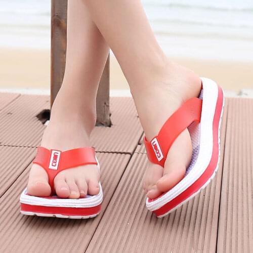 Sandals For Children Knit Kari Shoes High Tops Slippers For Girls Kid Flip Flops Woman Brand Hard-Wearing Tennis Thick Bottomed