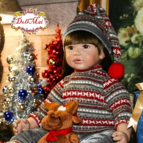 60cm Baby reborn Silicone Reborn Dolls alive Girl princess toddler dolls toys child Birthday gift classic toy dolls bebes reborn