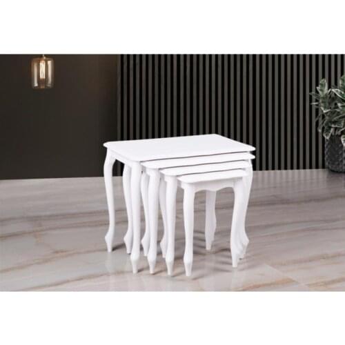 Modern White Lükens Zigon Coffee table Pad coffe table