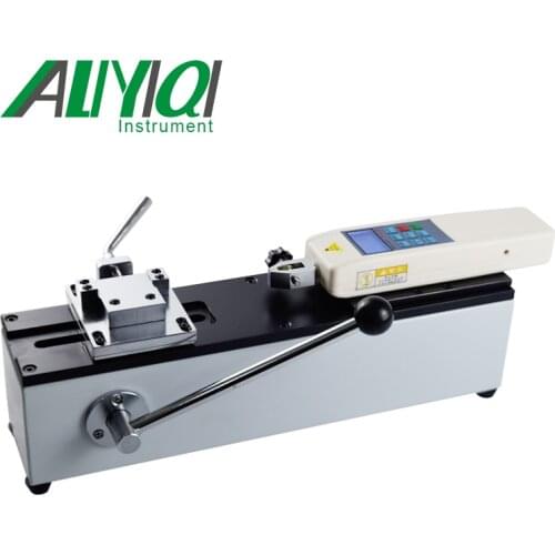 AMH Manual horizontal test stand force gauge test stand wooden case AMH-500 with digital force gauge