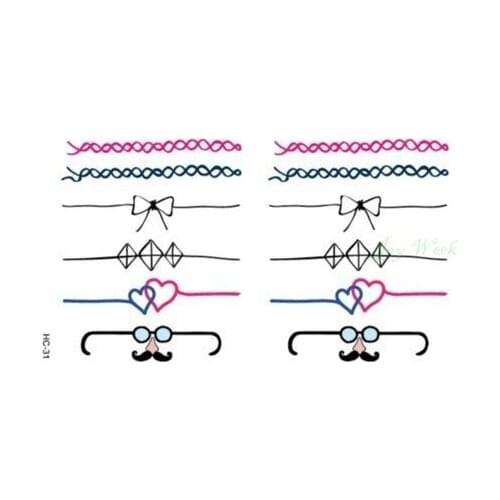 Waterproof Temporary Tattoo Sticker finger ring tattoo girl women small size tatto stickers flash tatoo fake tattoos