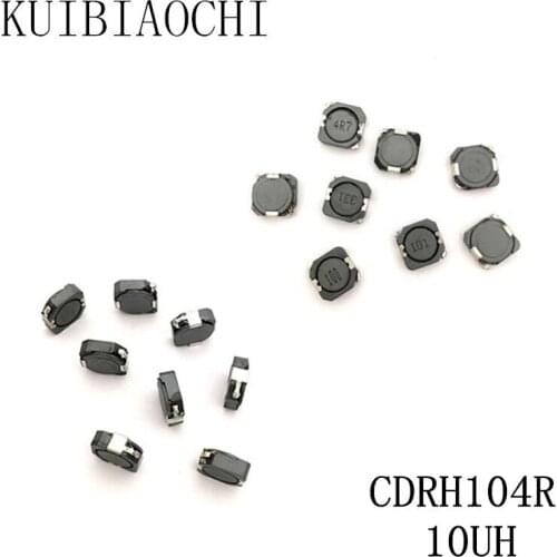 10pcs/LOT SMD Power Inductor CDRH104R 10UH 100 10*10*4mm shielded winding inductor