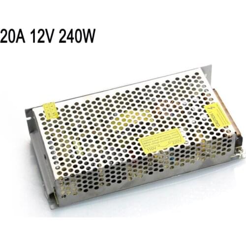 12V 20A 180W Switch Power Supply Driver For LED Light Strip adapter 3D Printer Reprap Mendel Prusa 3d printer parts accessories