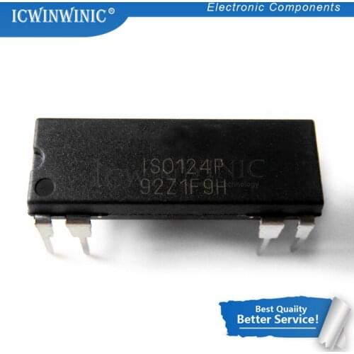 2PCS ISO124P DIP-8 ISO124 IS0124 DIP8 DIP isolation amplifier