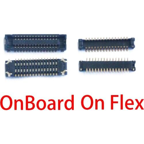 2pcs LCD Display FPC Connector On Board For Xiaomi Redmi 4PRO 4 Pro 6 6A 5A 3 3S 4X 4A Hongmi 7A C3 Touch Screen Plug Flex 30pin