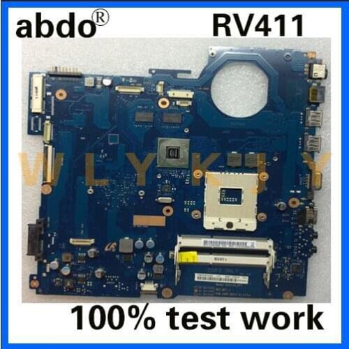 Abdo BA41-01425A BA41-01423A BA92-07391BBA92-07395A for Samsung RV411 notebook motherboard PGA989 HM55 GT315M 100% test work