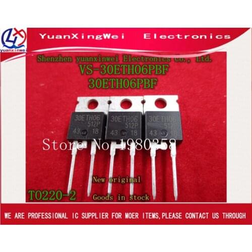 Free shipping 20pcs/lot 30ETH06PBF 30ETH06 TO-220-2 30A 600V Authentic Original