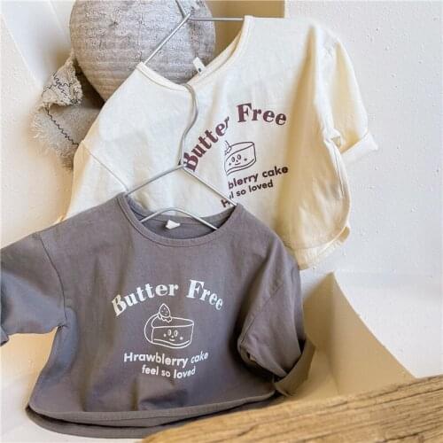 9008 Kids Casual T Shirt New Autumn 2021 Korean Cartoon Long Sleeve Girls T Shirt Bottoming Tops 1-7Year Boys T Shirt Tops