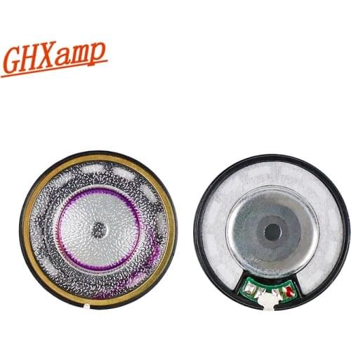 GHXAMP 40mm Headphone Speakers 32Ohm HIFI Bass Headset Driver Full Range No lines Diaphragm Unit DIY 0.05W 2pcs