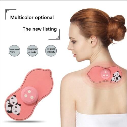 Electric Massage Muscle Stimulator Massager Wireless Body Cervical Back Relax Pain Relief Digital Therapy Sticker USB Charge
