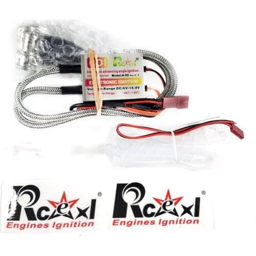 Electronic CDI Twin Ignition For CM6 Spark 10MM 90 degree + DIY Universal Sensor Bracket Engine Parts