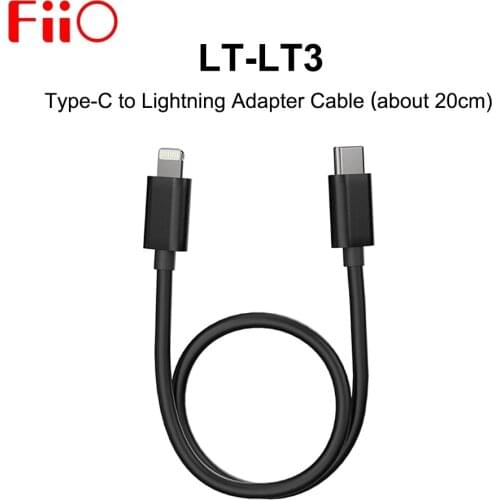 Fiio LT-LT1 Type-C to Lightning OTG Cable for iOS Connect BTR5 BTR3K Q3 Q5S-TC K9