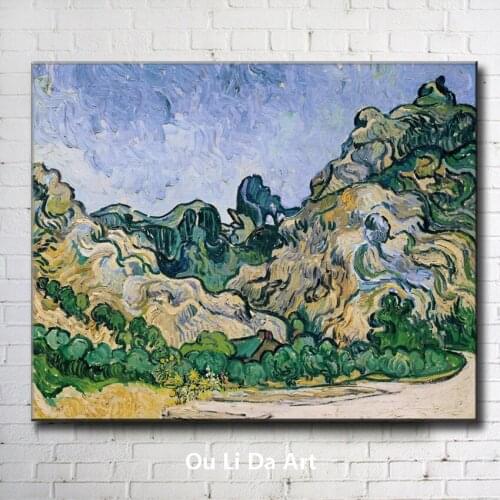 Impression Van spring mountain scenery canvas printings oil painting printed on canvas wall art decoration picture no frame