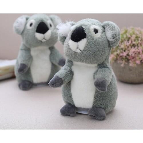 New Arrive 18CM Talking Koala Pet Plush Toys Repeat What You Say Educational Toy Hamster Doll For Children Gift
