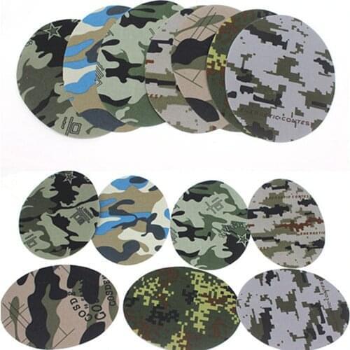 New Camouflage parches Green Printed Sleeve Jeans Patches Repair Elbow Knee Denim Badges Clothes Stickers Clothing Accessories