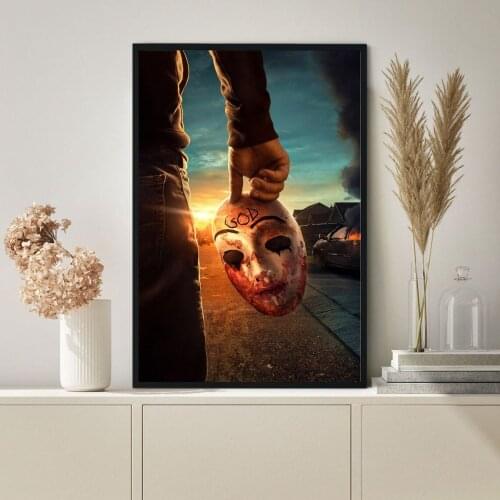 The Purge Movie Poster Canvas Print Wall Painting Home Decoration ( No Frame )