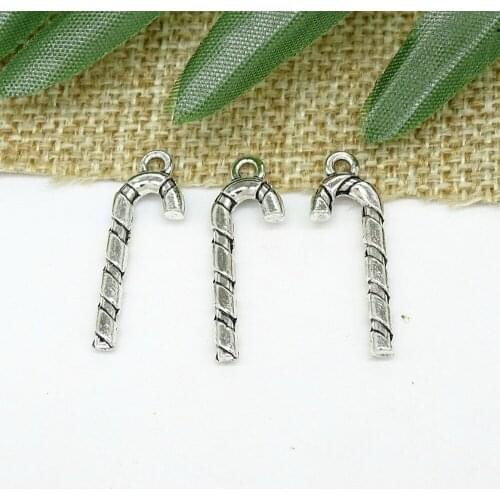 Metal Zinc Alloy Antique Silver Christmas Umbrella Pendant Charms DIY Jewelry Accessories Wholesales