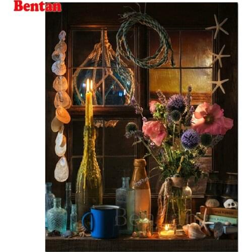 Full Round Square Diamond Painting Still life flower 5d Cross Stitch Diamond Mosaic pattern embroidery rhinestones decor home