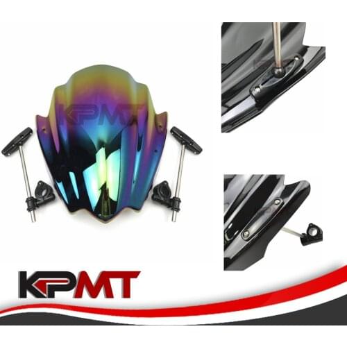 For Suzuki GSR750 GSR600 GSR400 GSR 400 GSR 600 GSR 750 ALL Year Motorcycle Street Bike Adjustable Windshield WindScreen